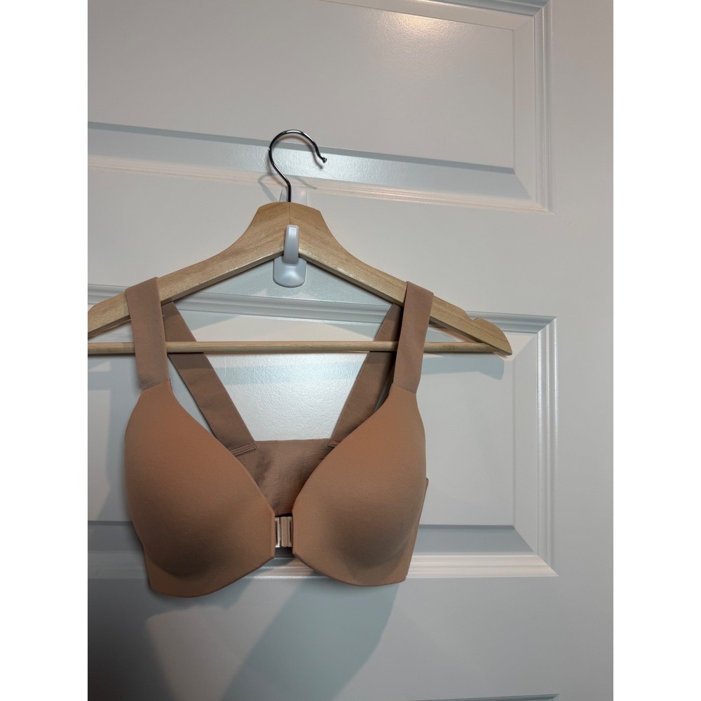 Spanx Bra-llelujah Full Coverage Front Closure Bra Nude Tan 32B